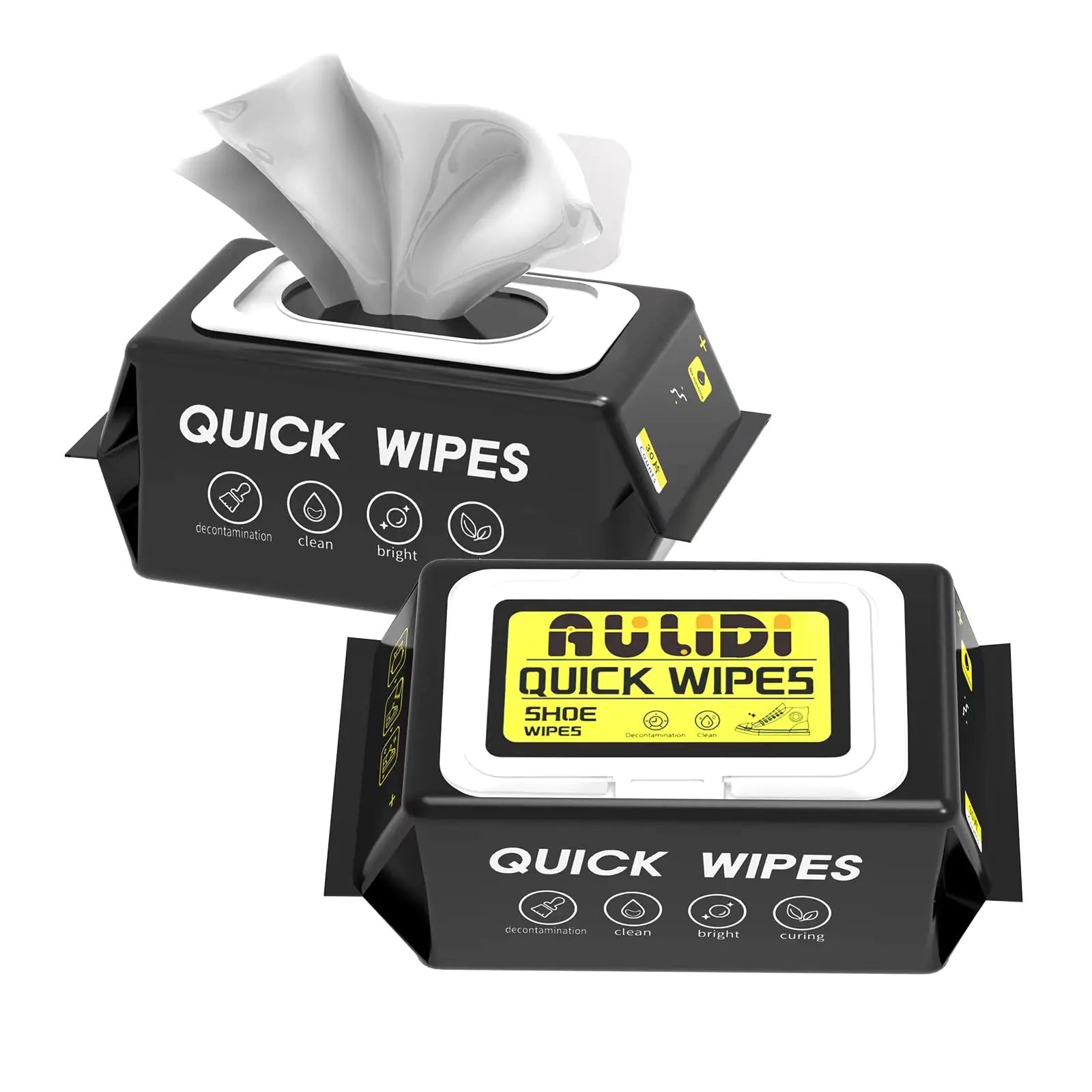 2 Pack 60 Pcs Shoe wipes Sneaker Wipes Quick Cleaning Wipes Disposable Travel Portable White Shoe Sneaker Cleaner Kit Removes Dirt Stains Dust etc (2 pack 60 Wipes)